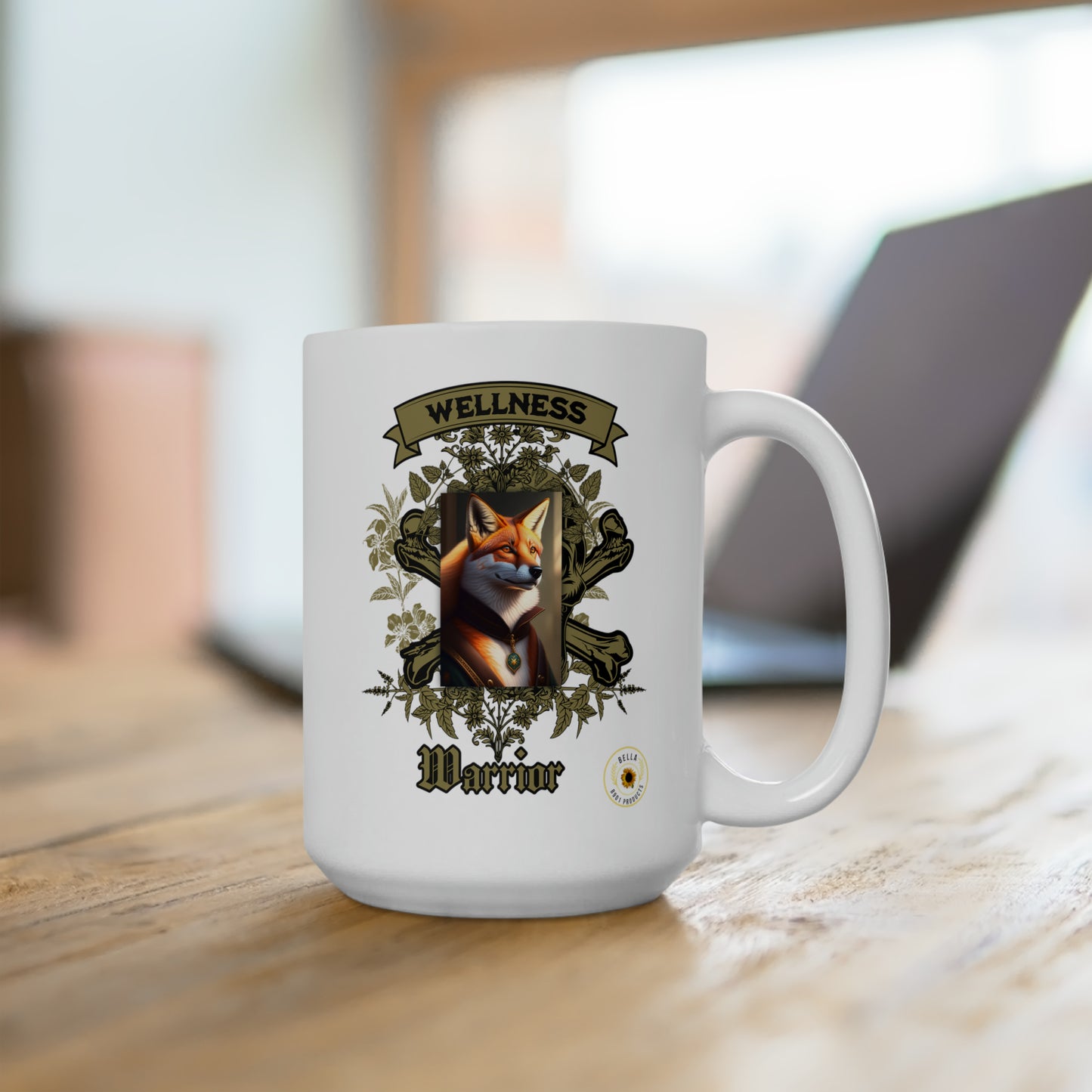 Wellness Warrior Ceramic Mug 15oz