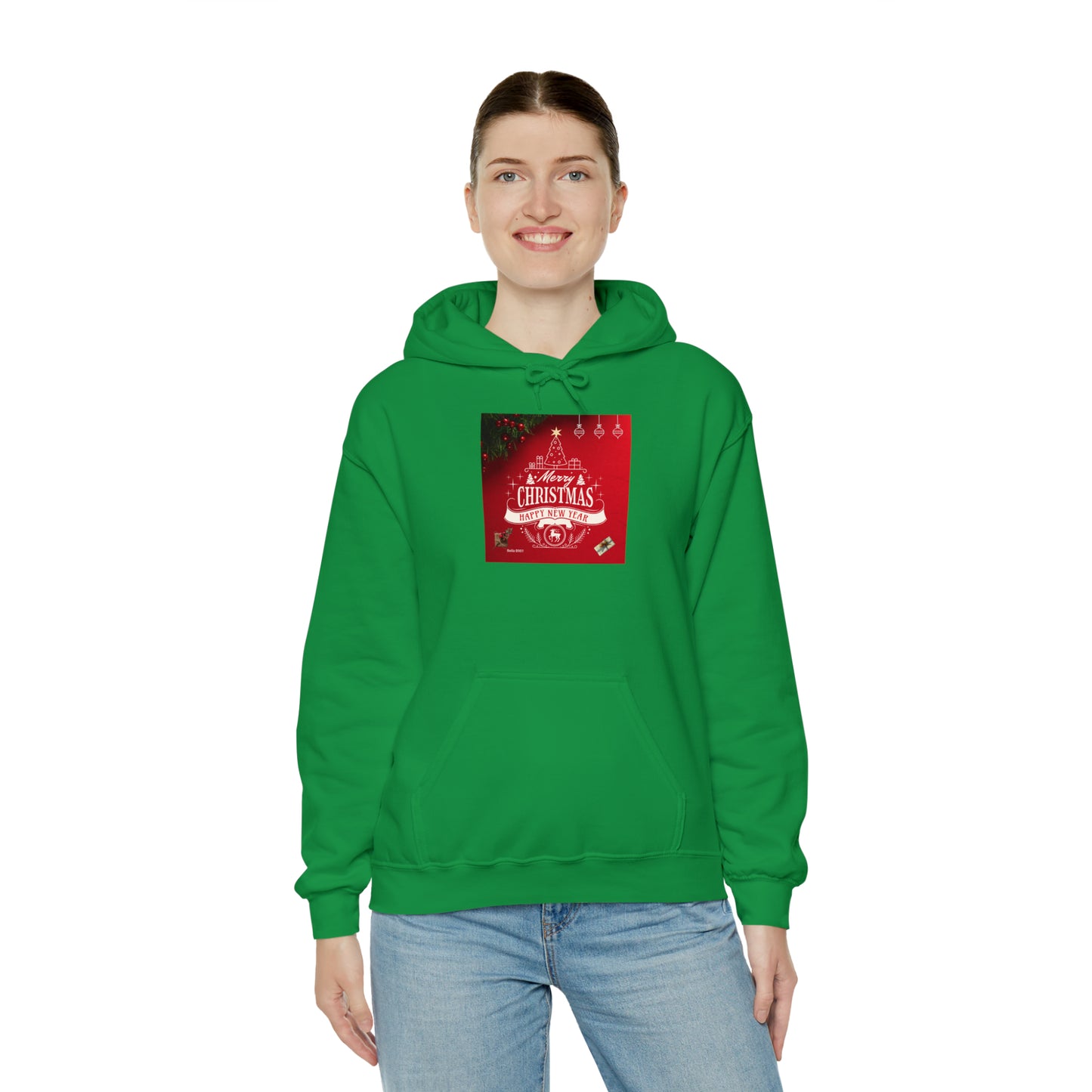 Merry Christmas Unisex Heavy Blend™ Hooded Sweatshirt