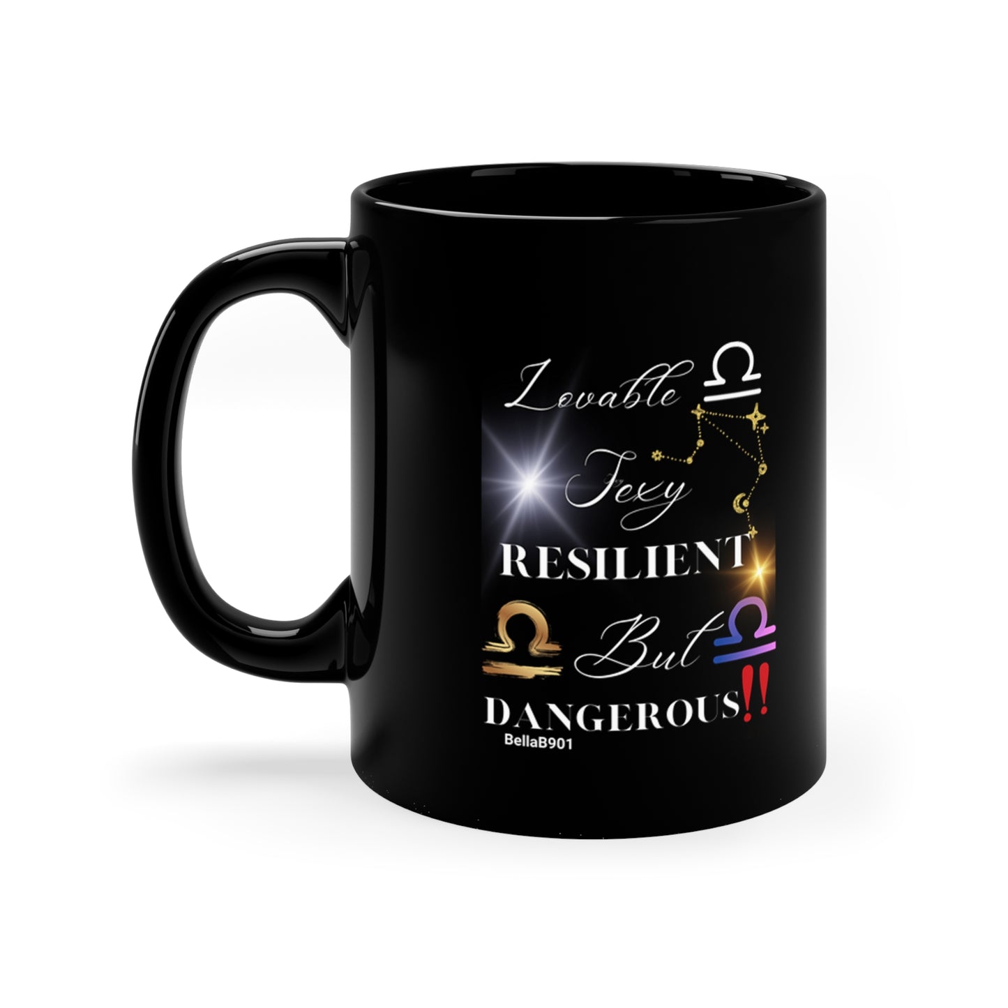 The Resilient 11oz Black Mug