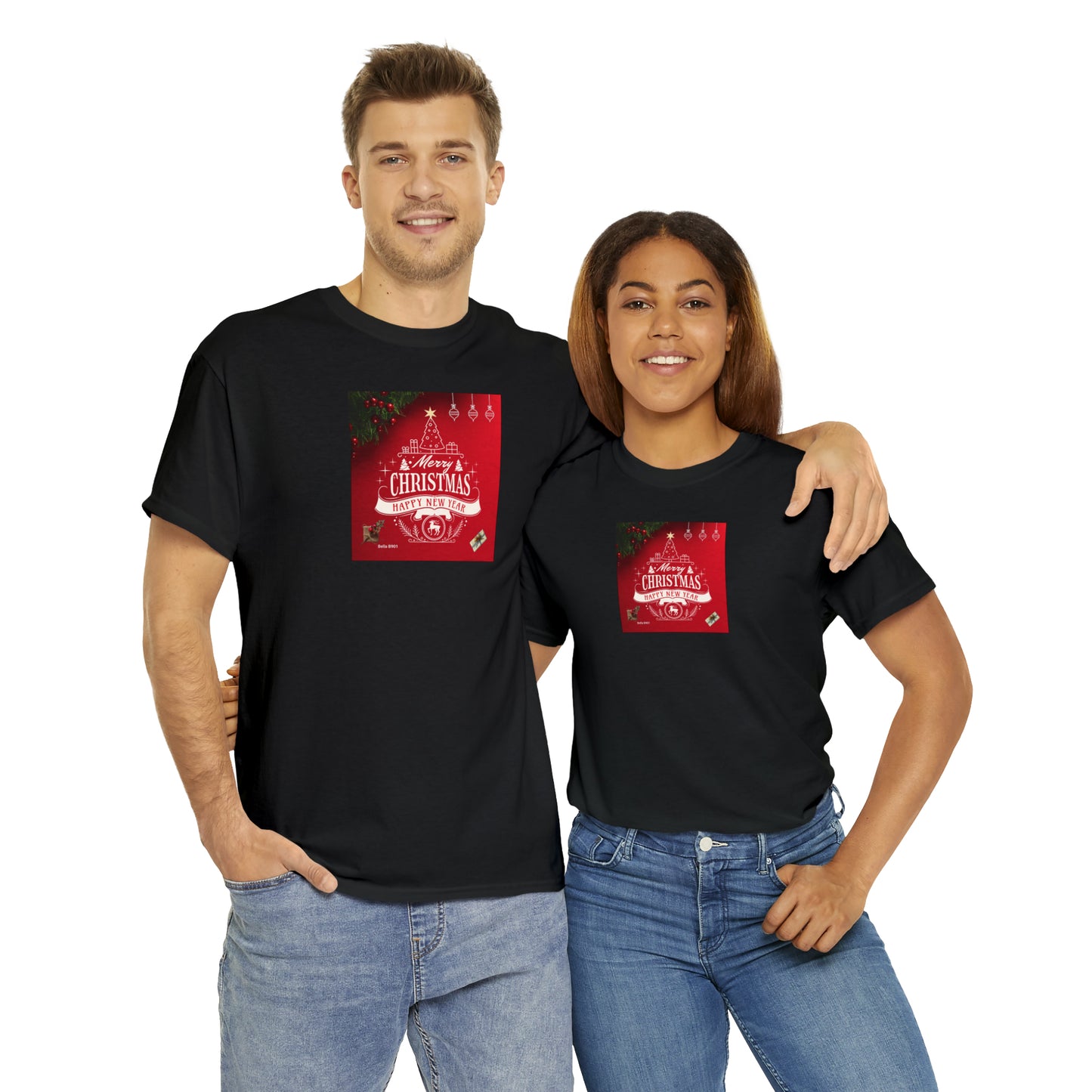 Merry Christmas Unisex Heavy Cotton Tee