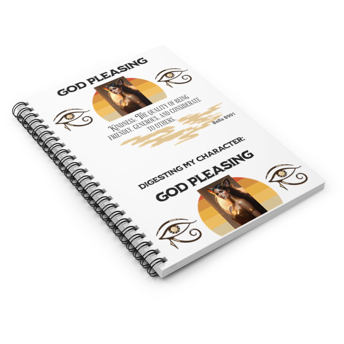 God Pleasing Kindness Spiral Notebook - Ruled Line