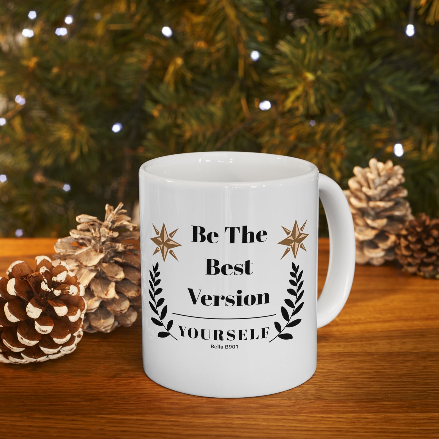 Be The Best Ceramic Unique Coffee Mug 11oz