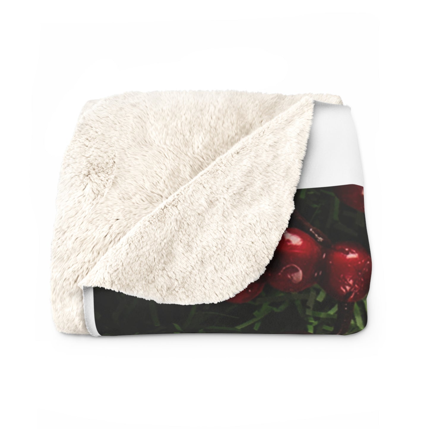 Merry Christmas Sherpa Fleece Blanket