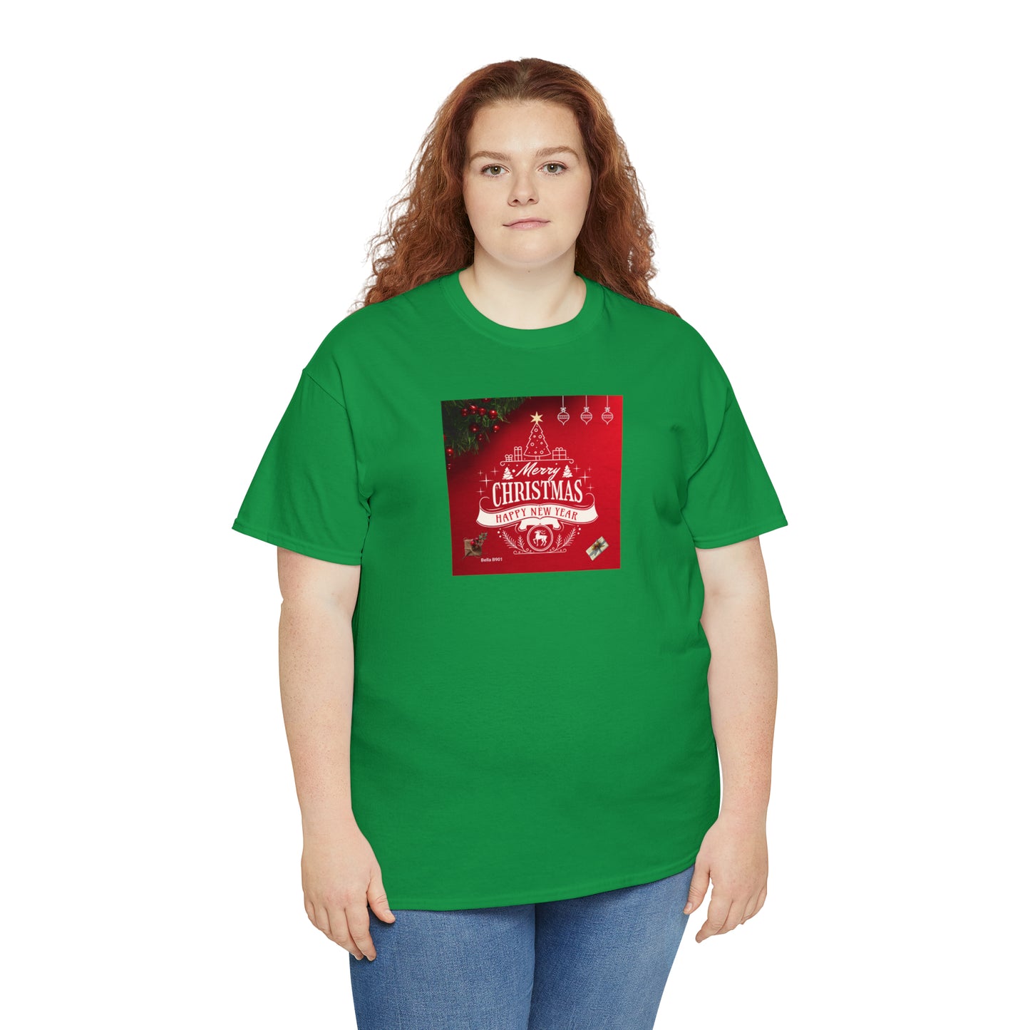 Merry Christmas Unisex Heavy Cotton Tee