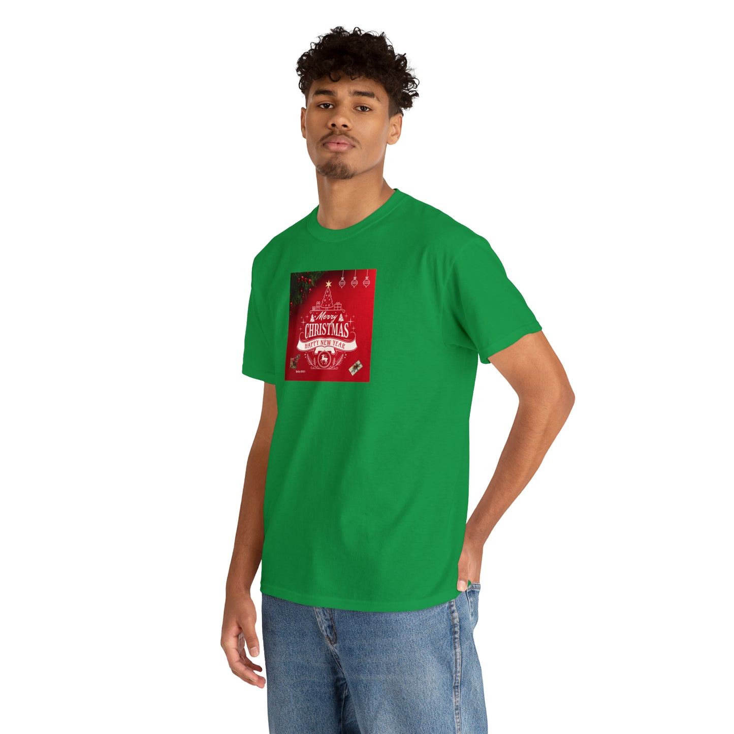 Merry Christmas Unisex Heavy Cotton Tee