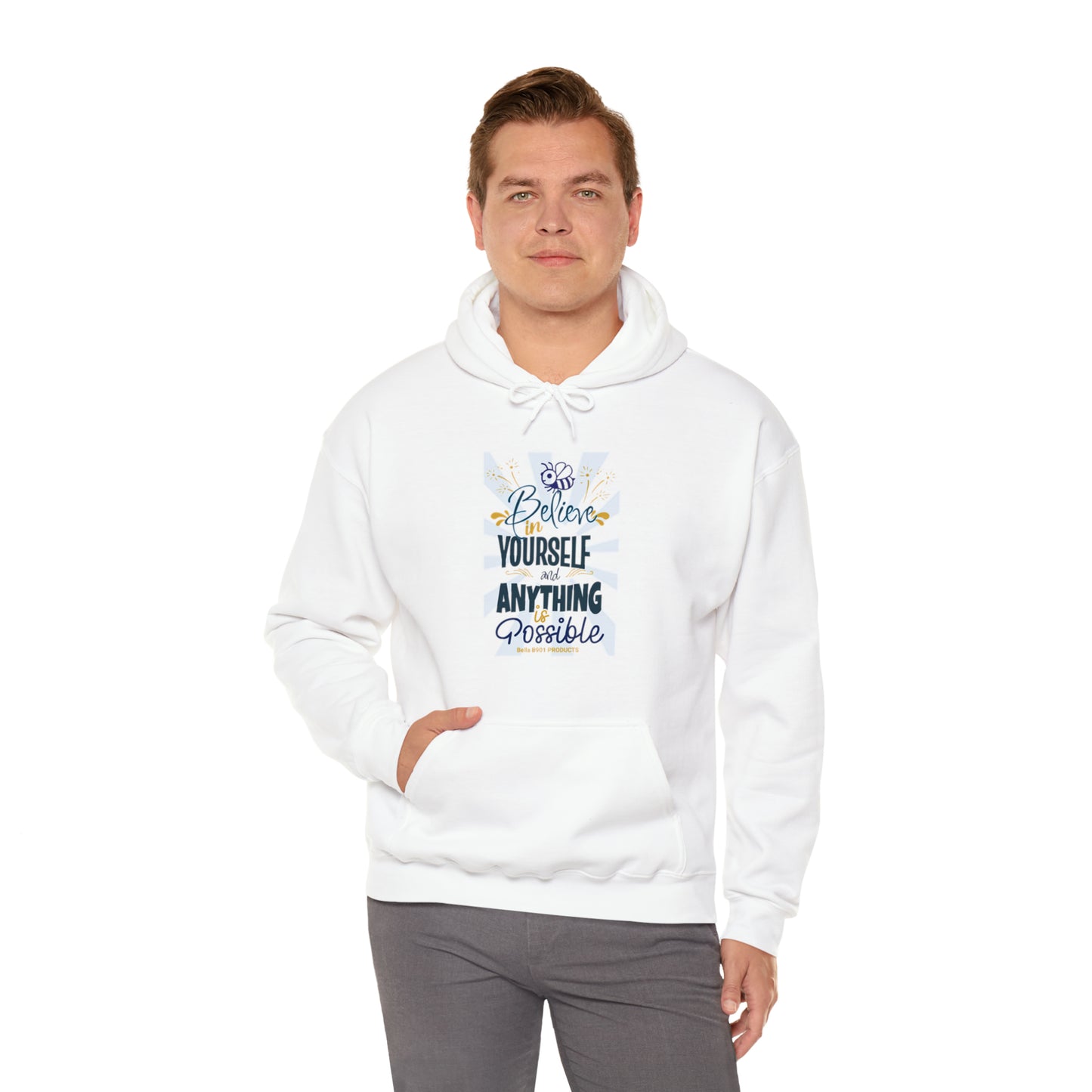 Believe In Yourself Unisex Heavy Blend™ Hooded Sweatshirt