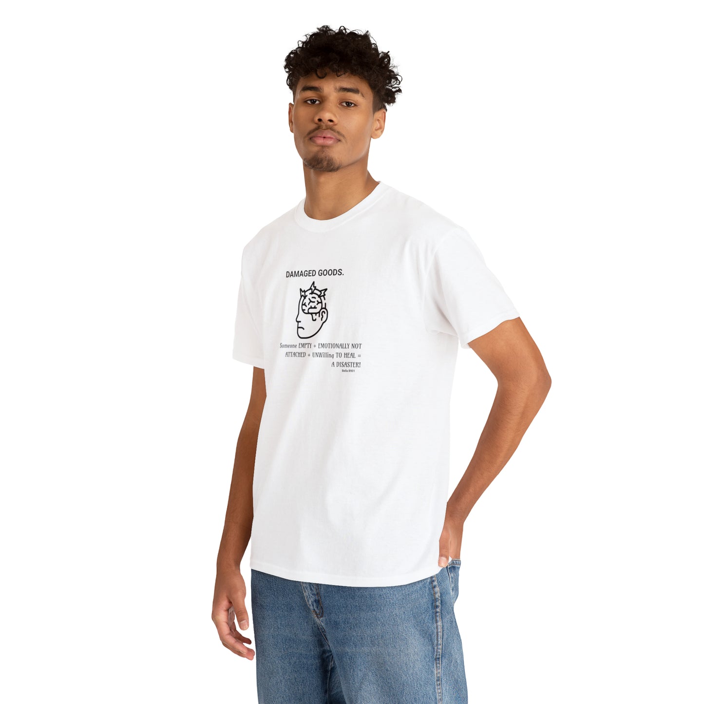 DAMAGED GOODS Unisex Heavy Cotton Tee