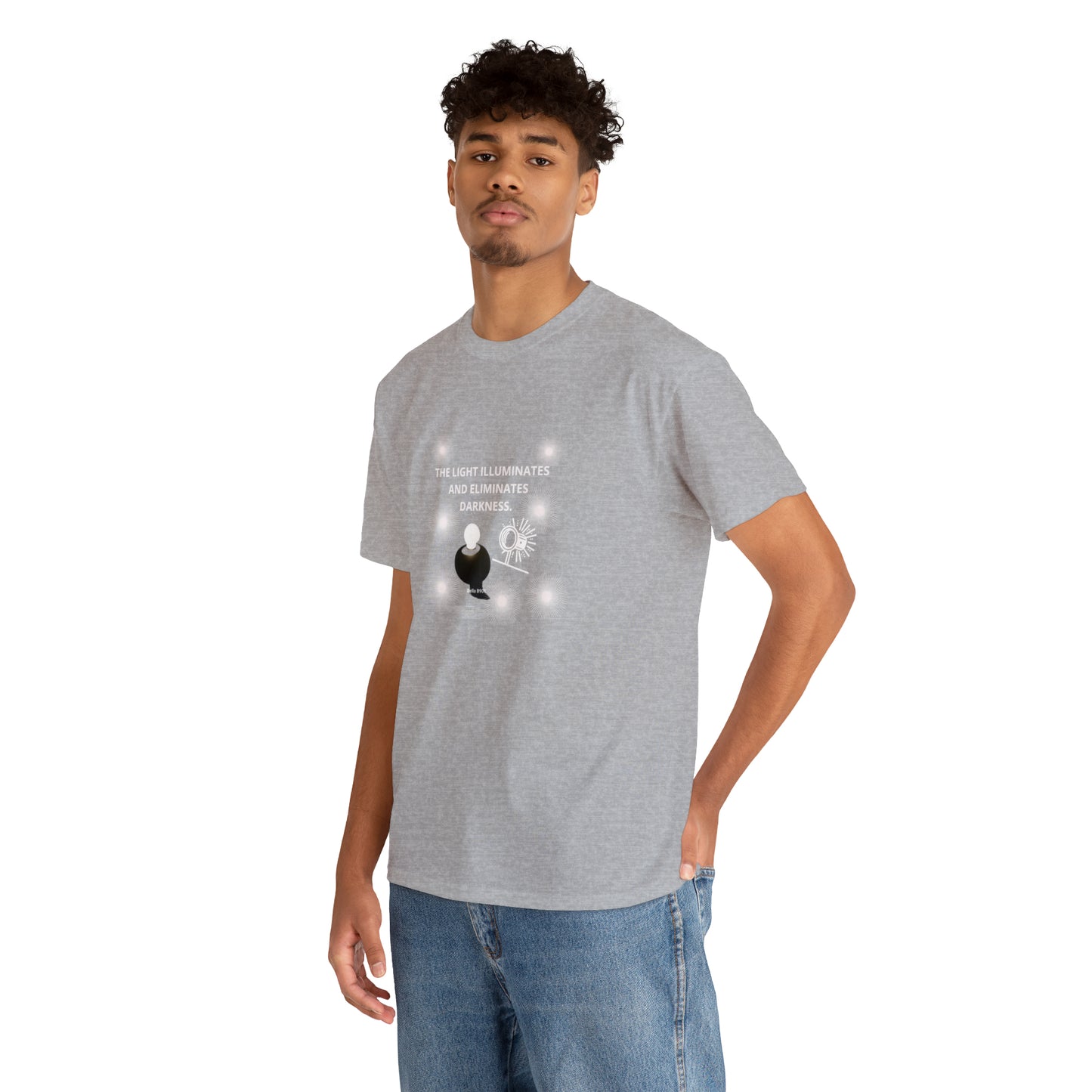 The Light Unisex Heavy Cotton Tee