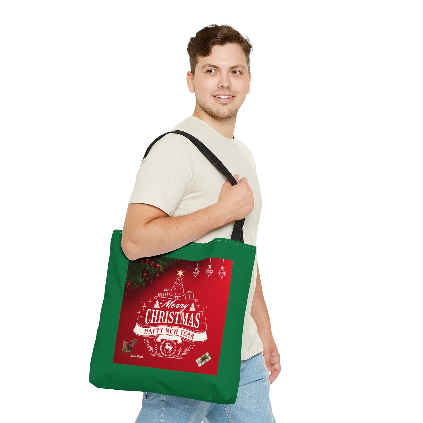 Merry Christmas Tote Bag (AOP)