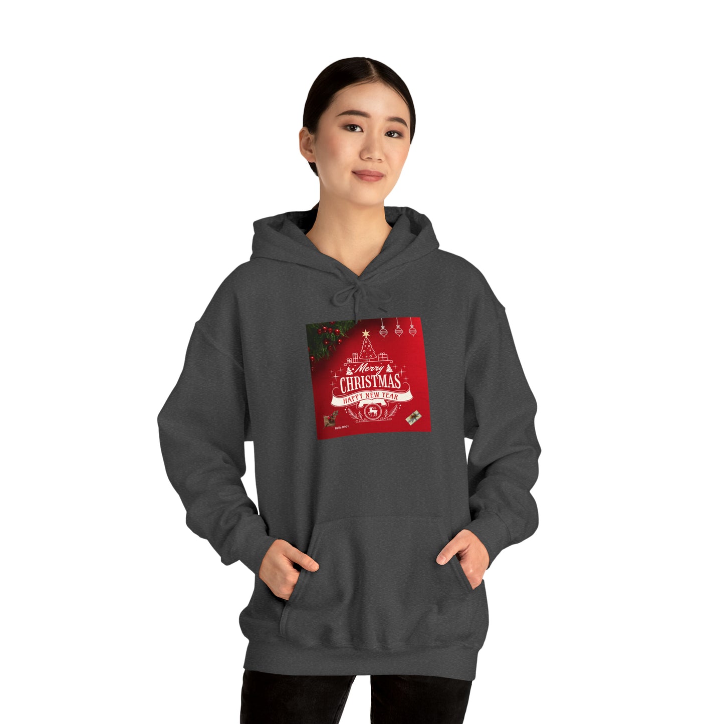 Merry Christmas Unisex Heavy Blend™ Hooded Sweatshirt