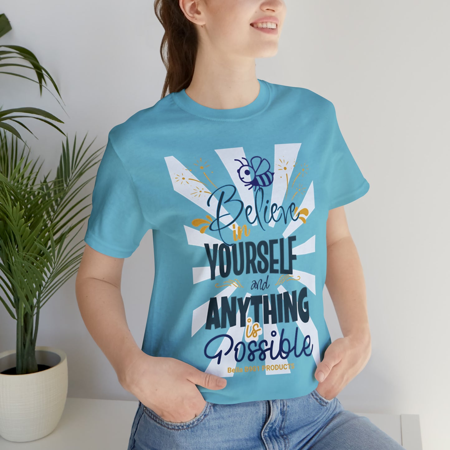 Believe In Yourself Unisex Jersey Short Sleeve Tee