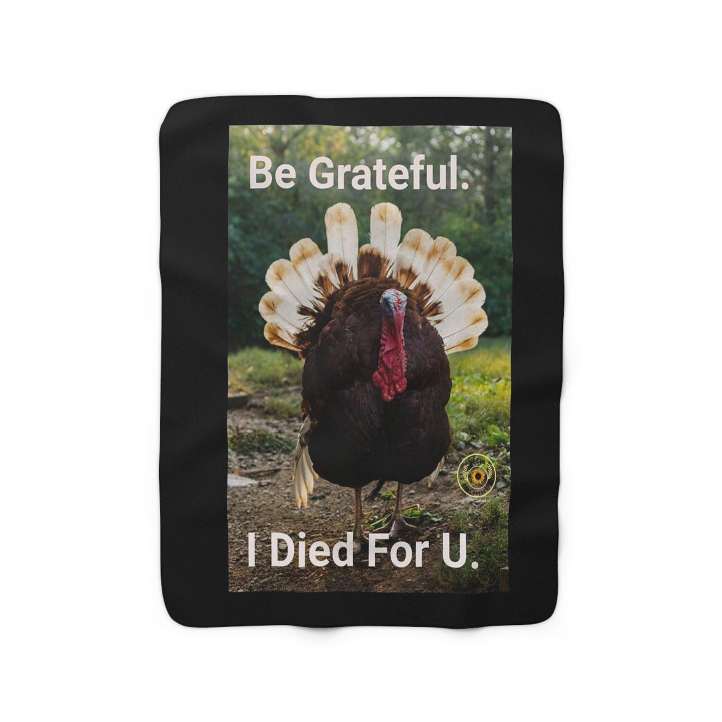 Be Grateful Sherpa Fleece Blanket