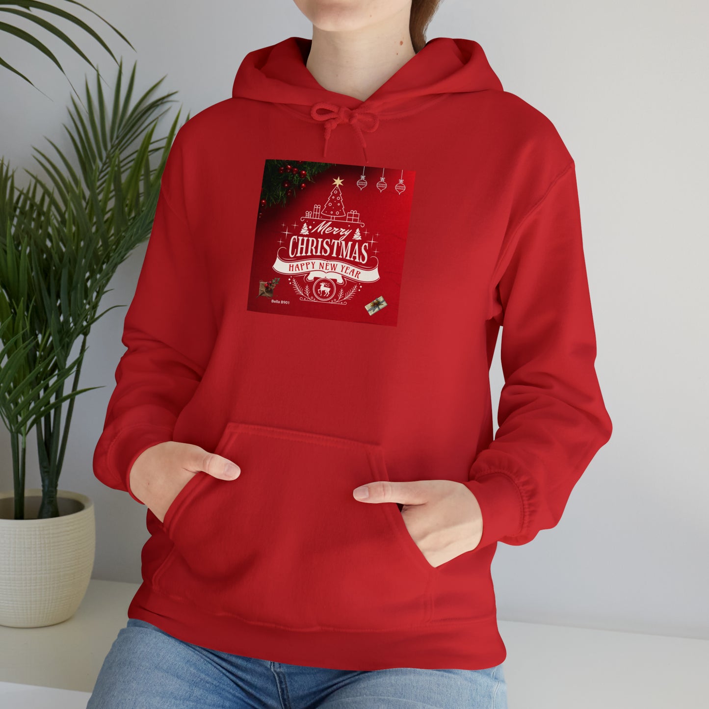 Merry Christmas Unisex Heavy Blend™ Hooded Sweatshirt