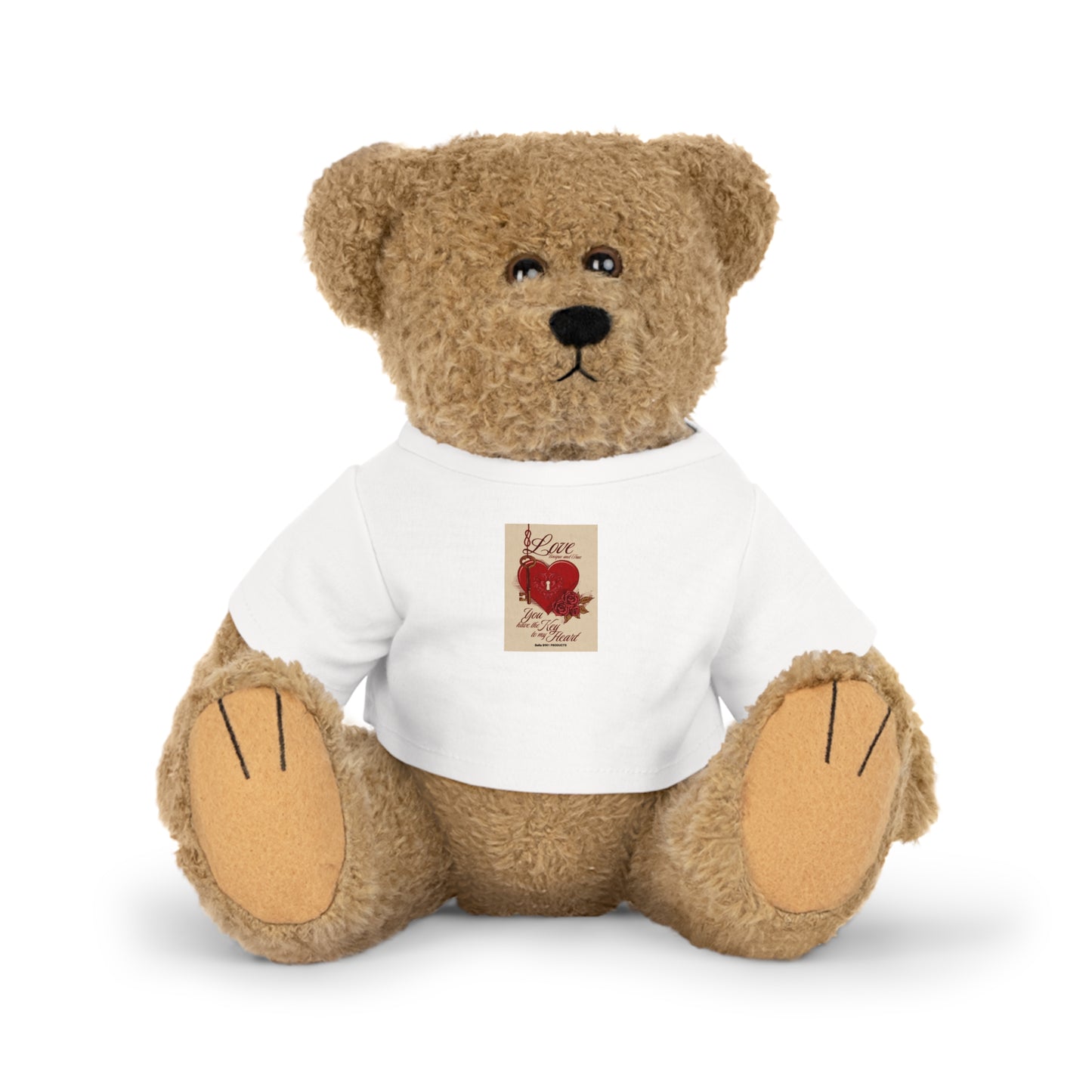 The Key To My Heart Plush Toy with T-Shirt