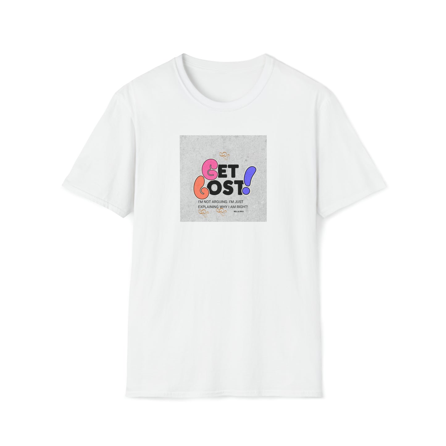 GET LOST Unisex Soft-style T-Shirt