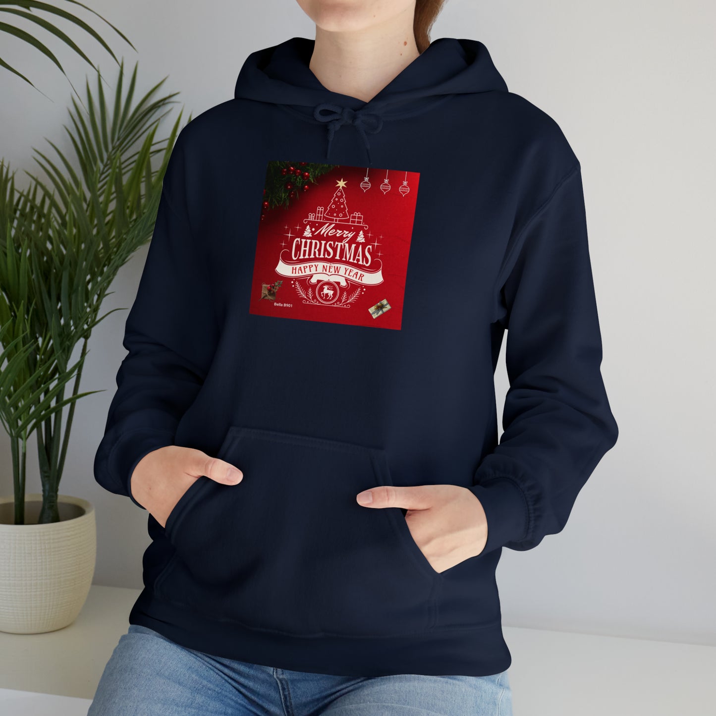 Merry Christmas Unisex Heavy Blend™ Hooded Sweatshirt