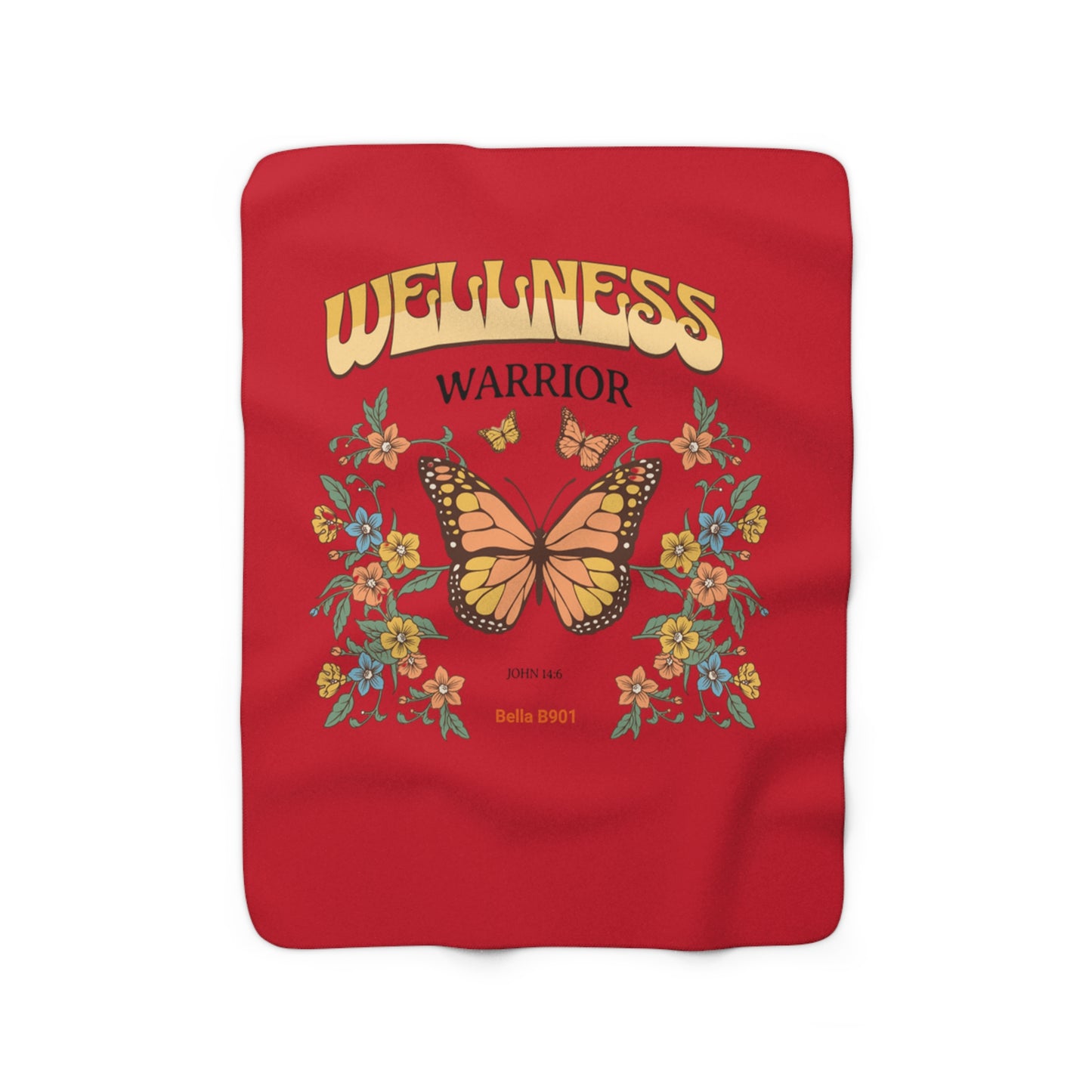 Wellness Warrior Sherpa Fleece Blanket