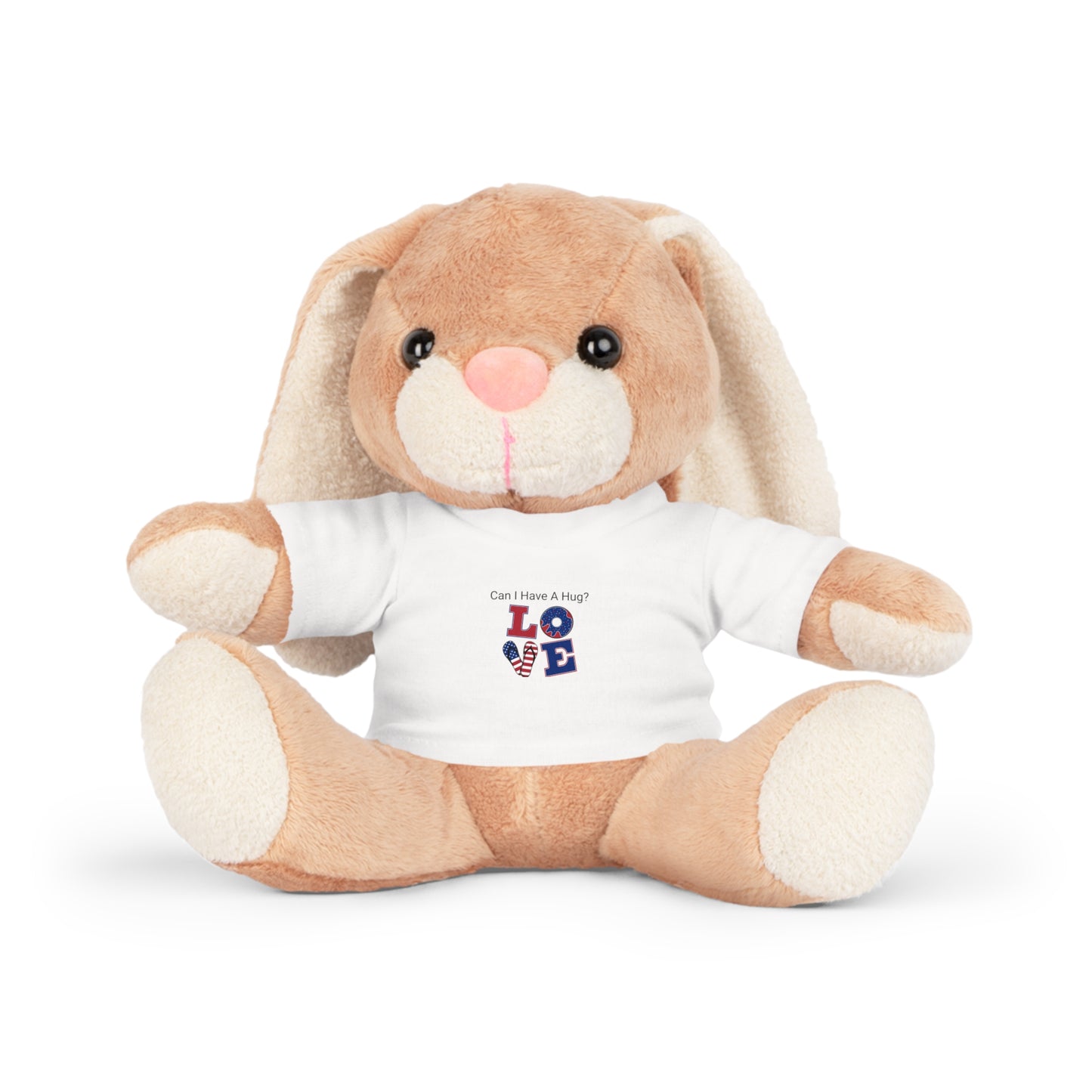 Can I Have A Hug? Plush Toy with T-Shirt