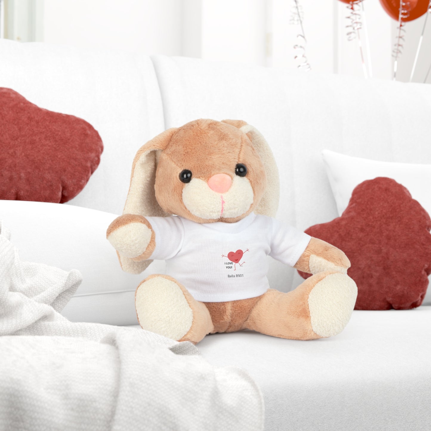 I Love You Plush Toy with T-Shirt