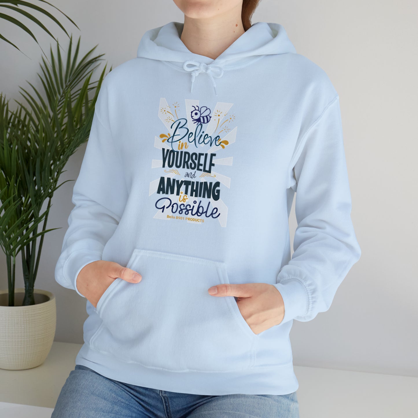 Believe In Yourself Unisex Heavy Blend™ Hooded Sweatshirt