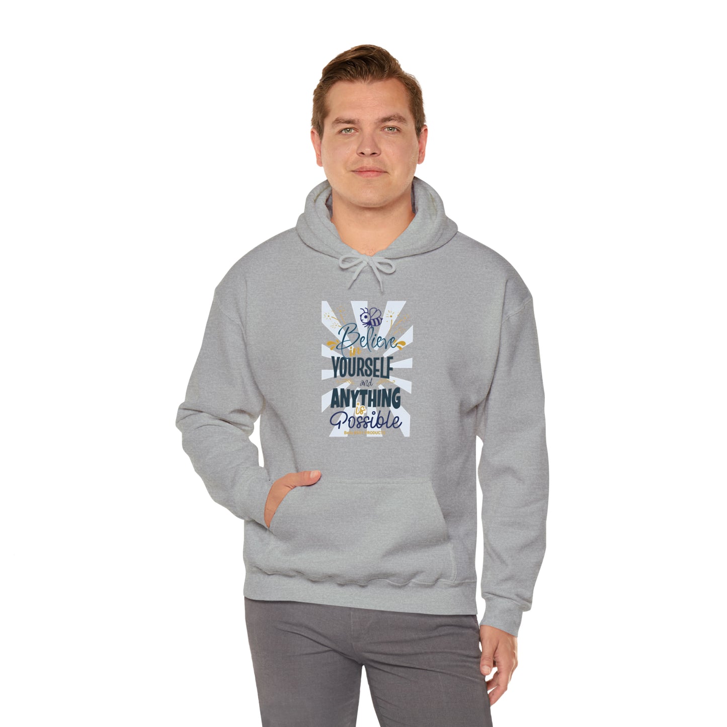 Believe In Yourself Unisex Heavy Blend™ Hooded Sweatshirt