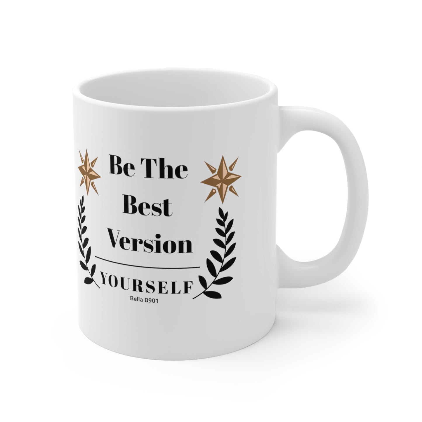 Be The Best Ceramic Unique Coffee Mug 11oz