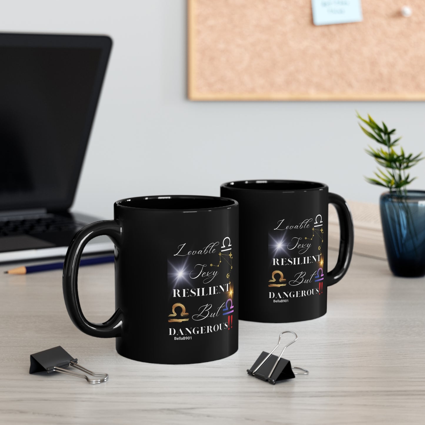 The Resilient 11oz Black Mug