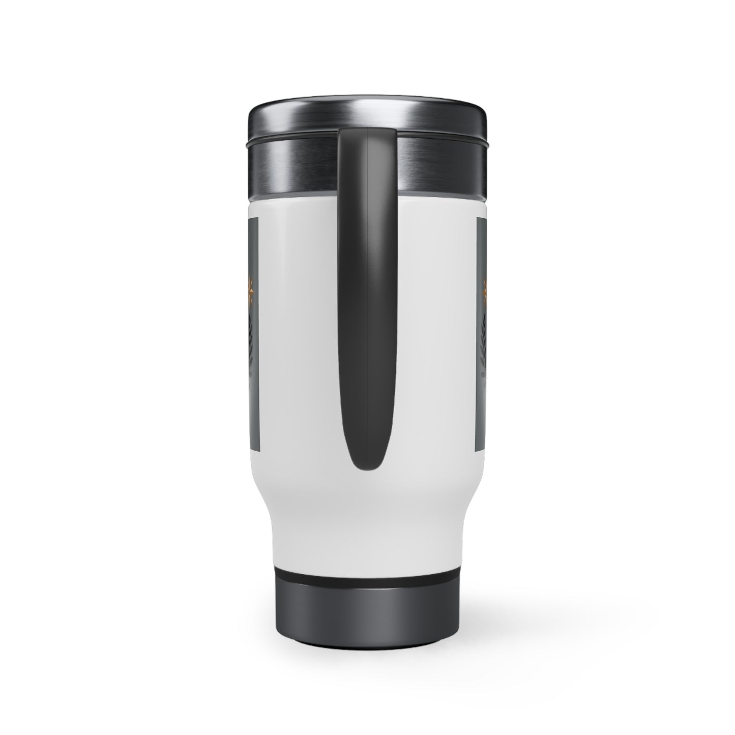 The Best Version Yourself Stainless Steel Travel Mug with Handle, 14oz