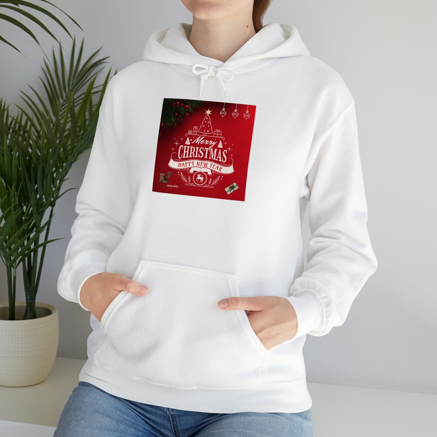 Merry Christmas Unisex Heavy Blend™ Hooded Sweatshirt