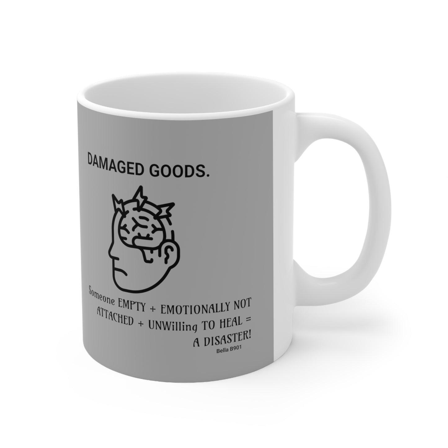 DAMAGED GOODS Ceramic Mug 11oz