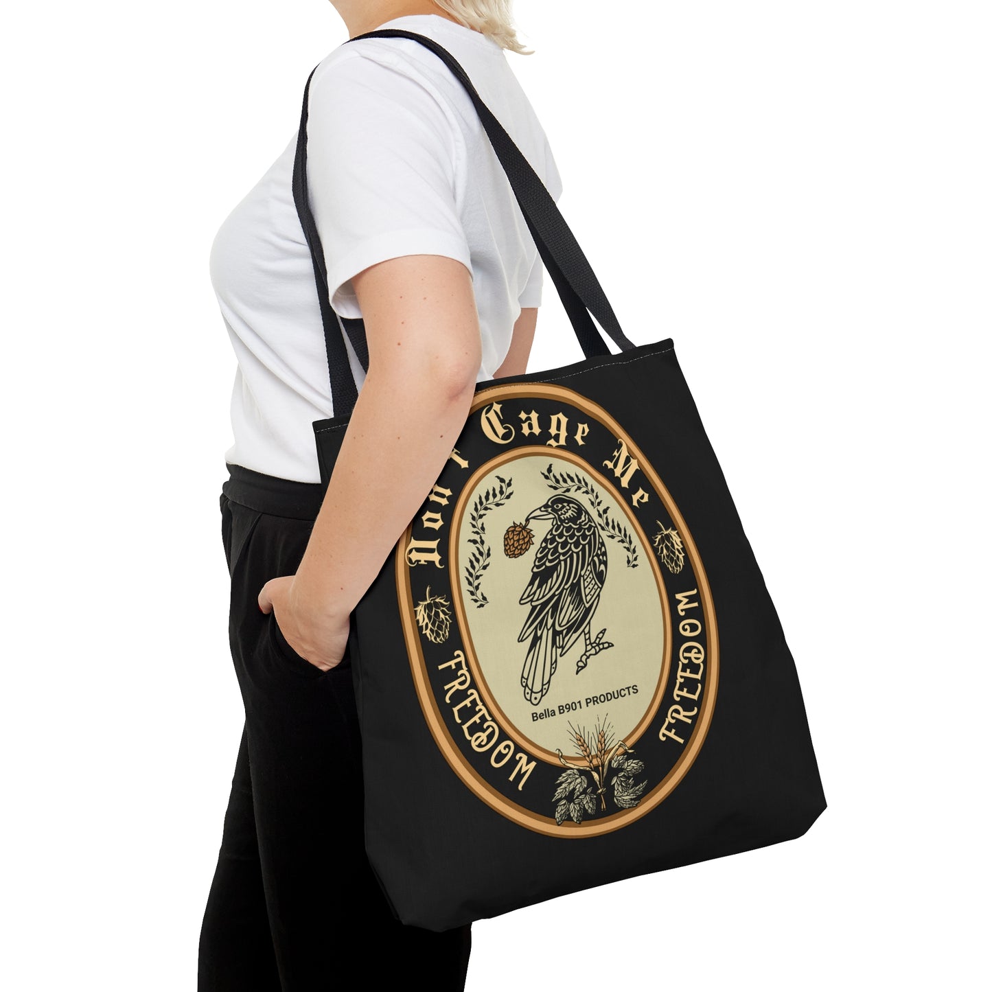 Don't Cage Me -Freedom Tote Bag (AOP)