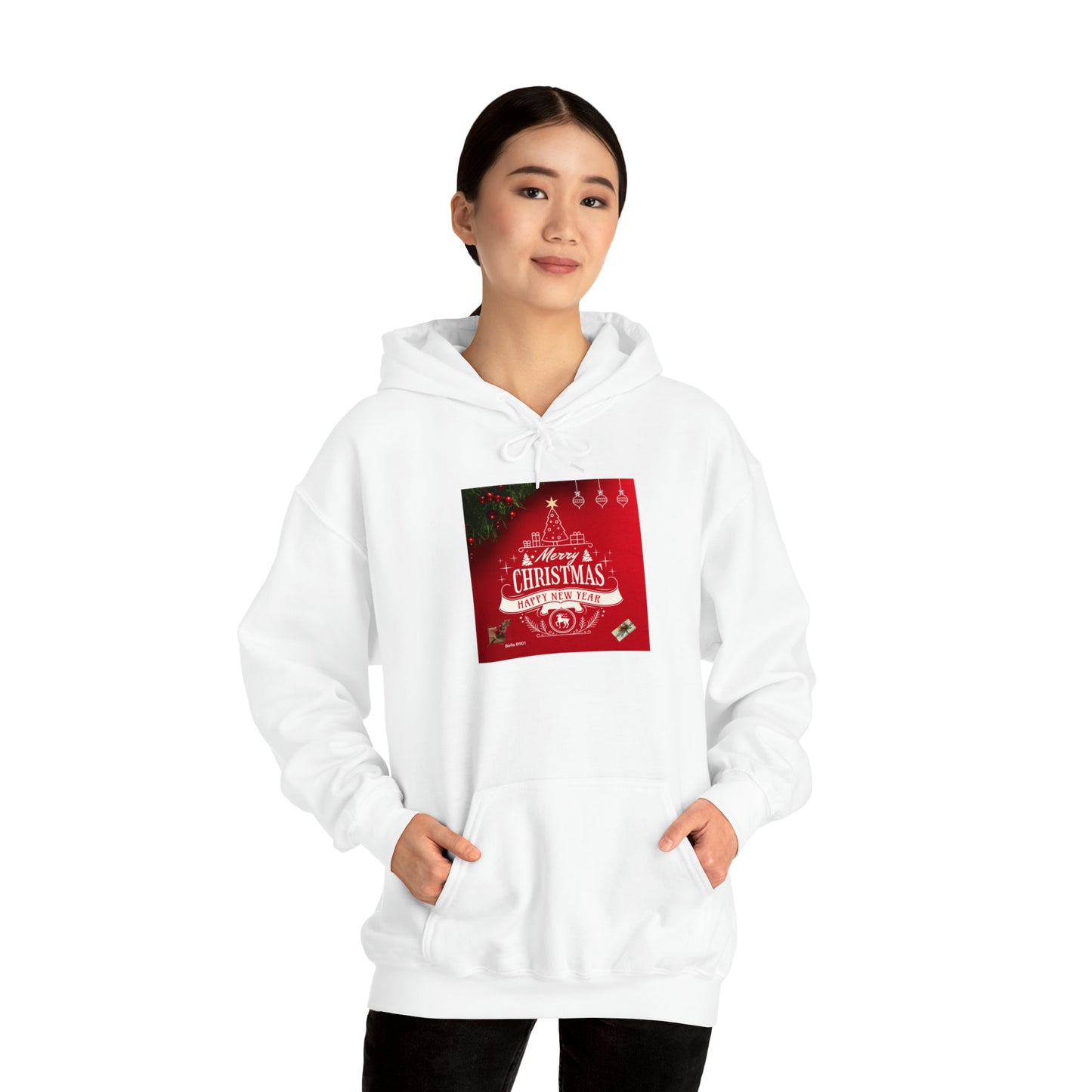 Merry Christmas Unisex Heavy Blend™ Hooded Sweatshirt