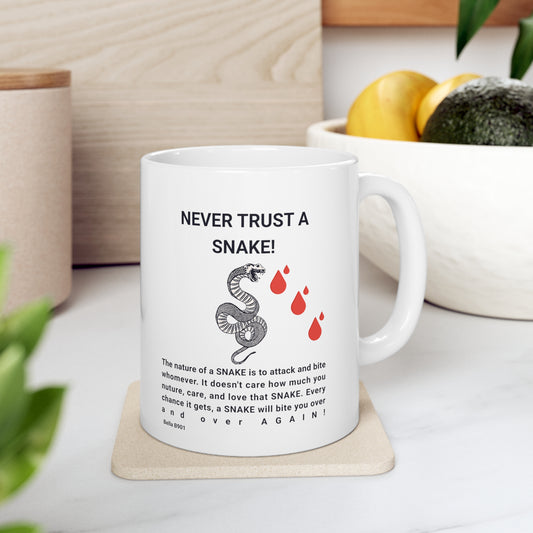 SNAKE Ceramic Unique Coffee Mug