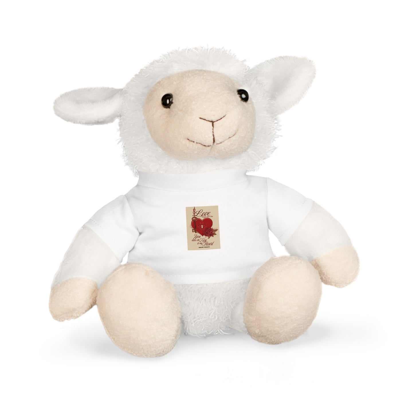 The Key To My Heart Plush Toy with T-Shirt