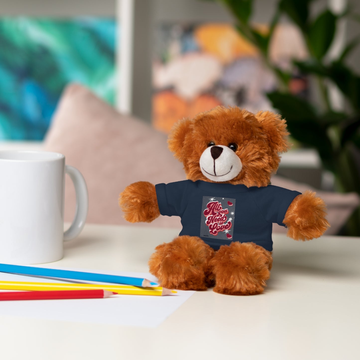 All You Need Is Love Stuffed Animals with Tee