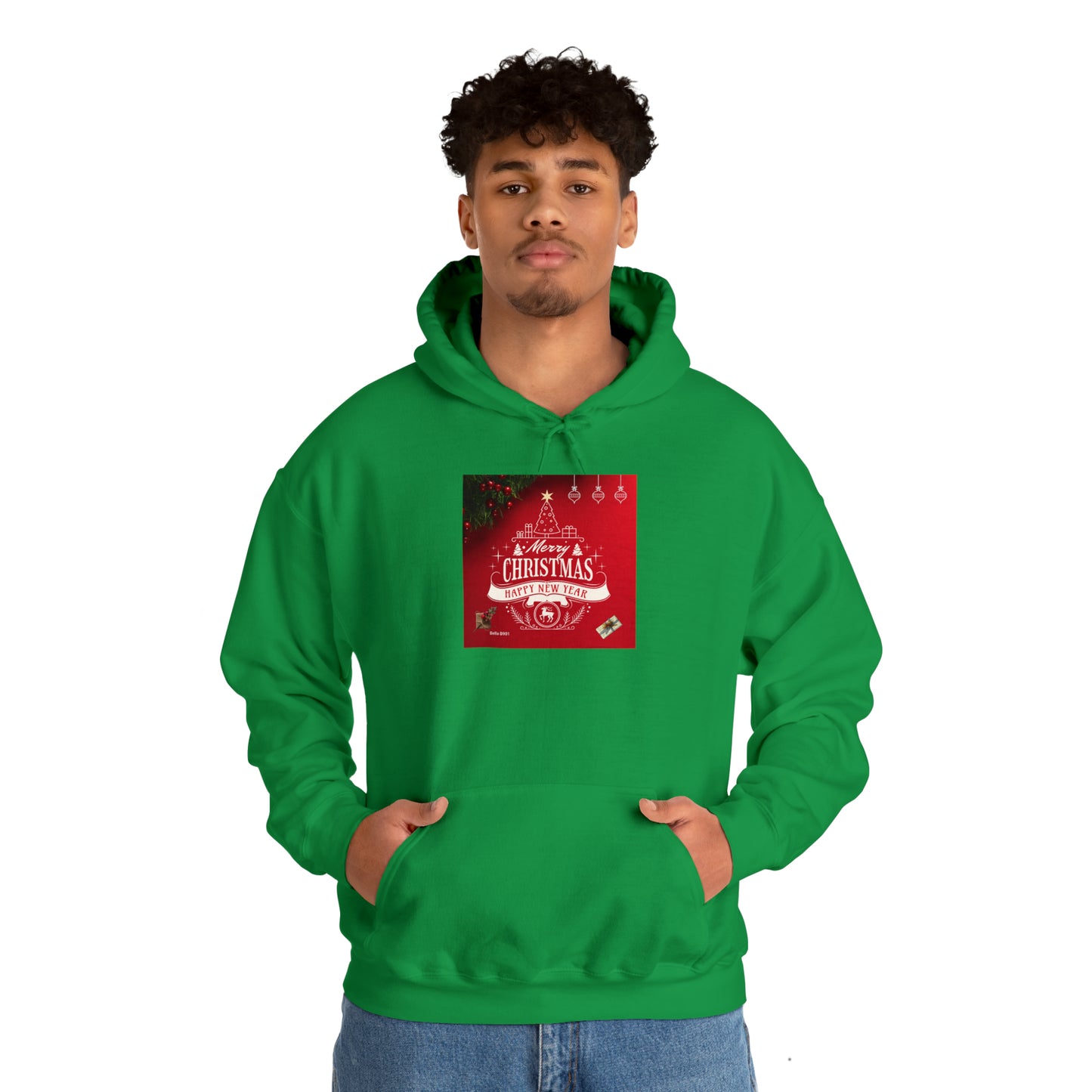 Merry Christmas Unisex Heavy Blend™ Hooded Sweatshirt