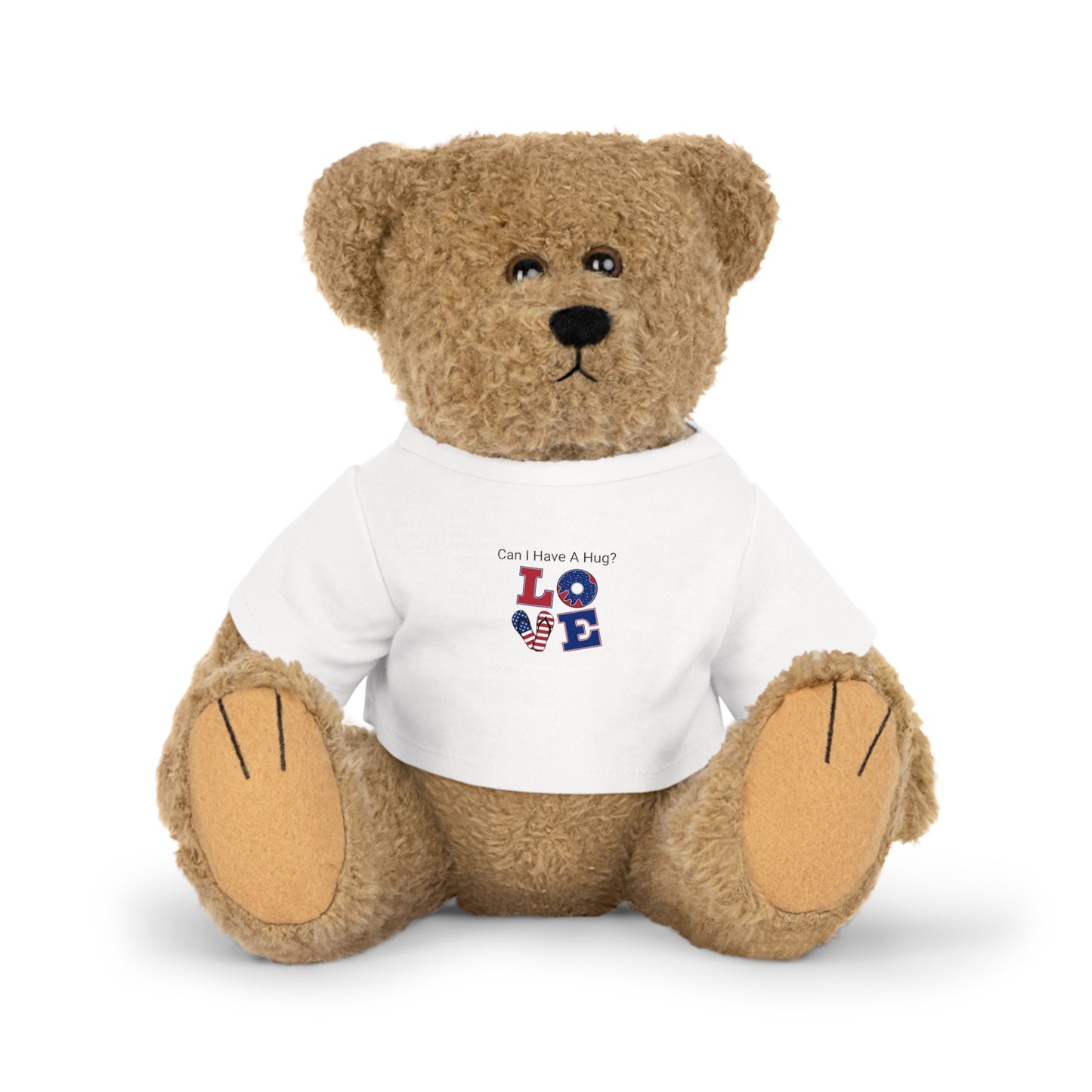 Can I Have A Hug? Plush Toy with T-Shirt