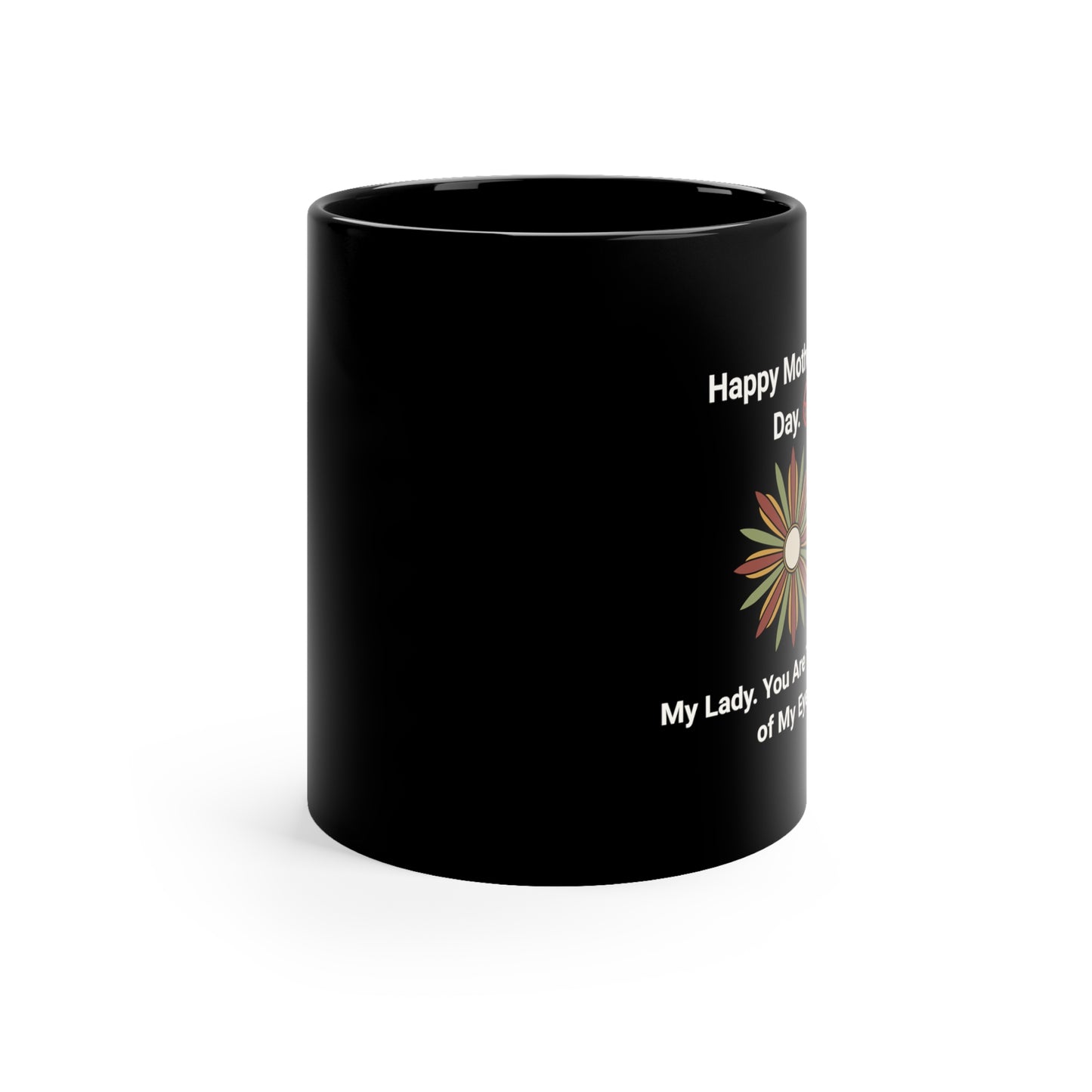 Mother's Day Ceramic Black Unique Coffee Mug