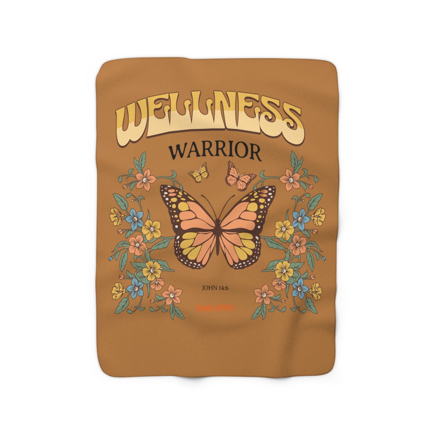 Wellness Warrior Sherpa Fleece Blanket