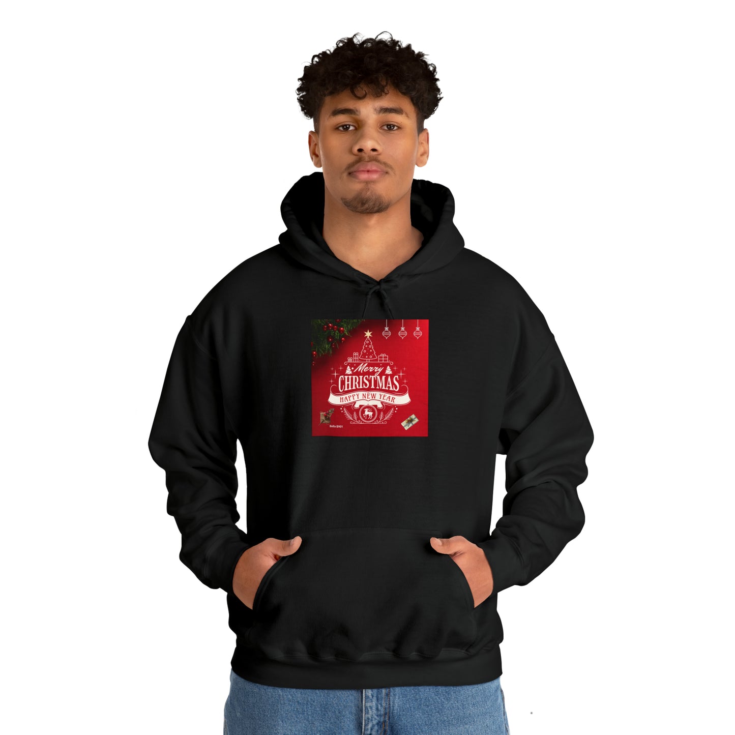 Merry Christmas Unisex Heavy Blend™ Hooded Sweatshirt