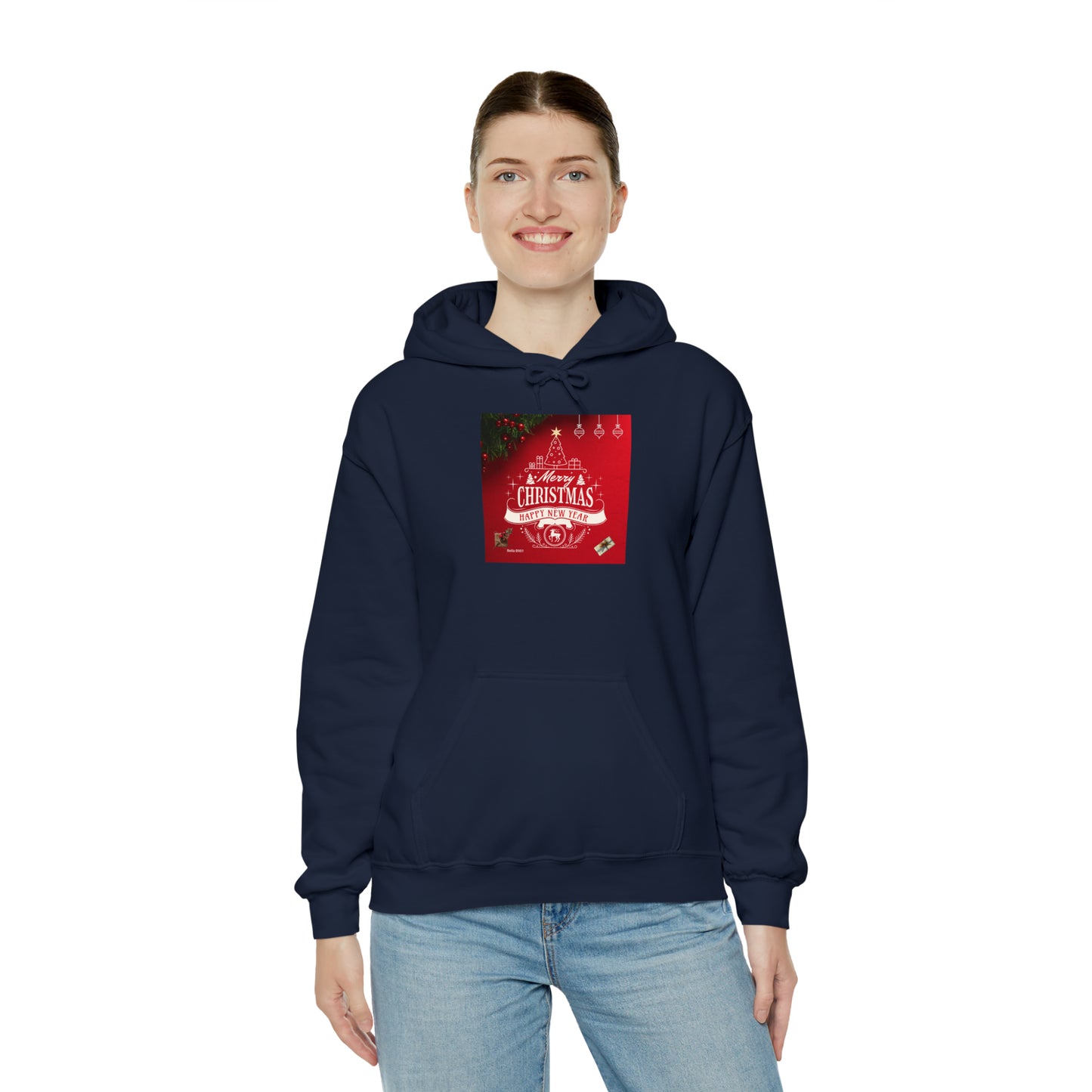 Merry Christmas Unisex Heavy Blend™ Hooded Sweatshirt