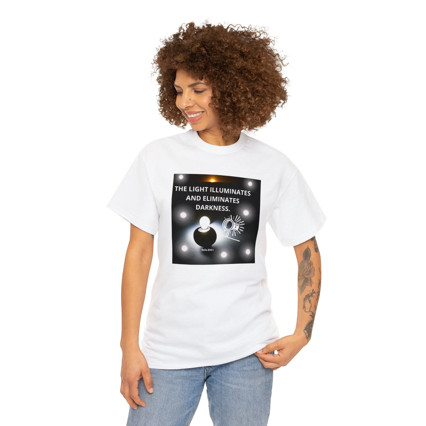 The Light Unisex Heavy Cotton Tee