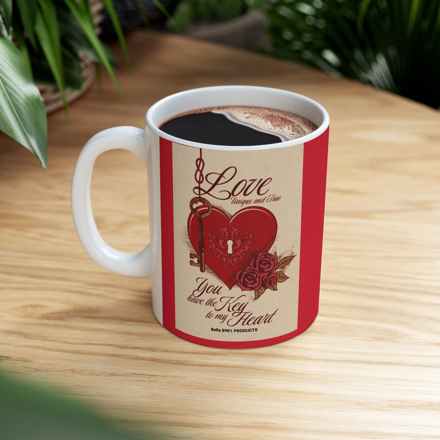 You Have The Key to My Heart Unique Ceramic Mug 11oz