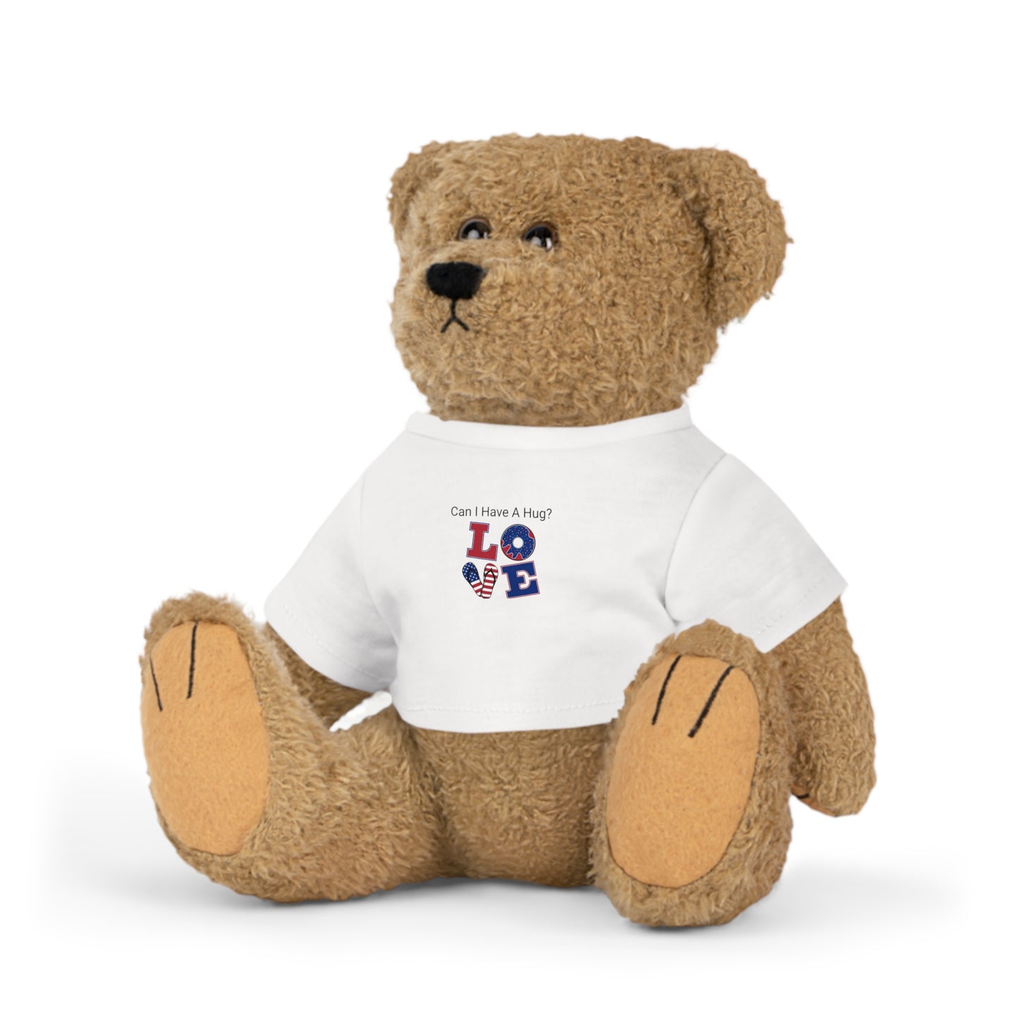 Can I Have A Hug? Plush Toy with T-Shirt