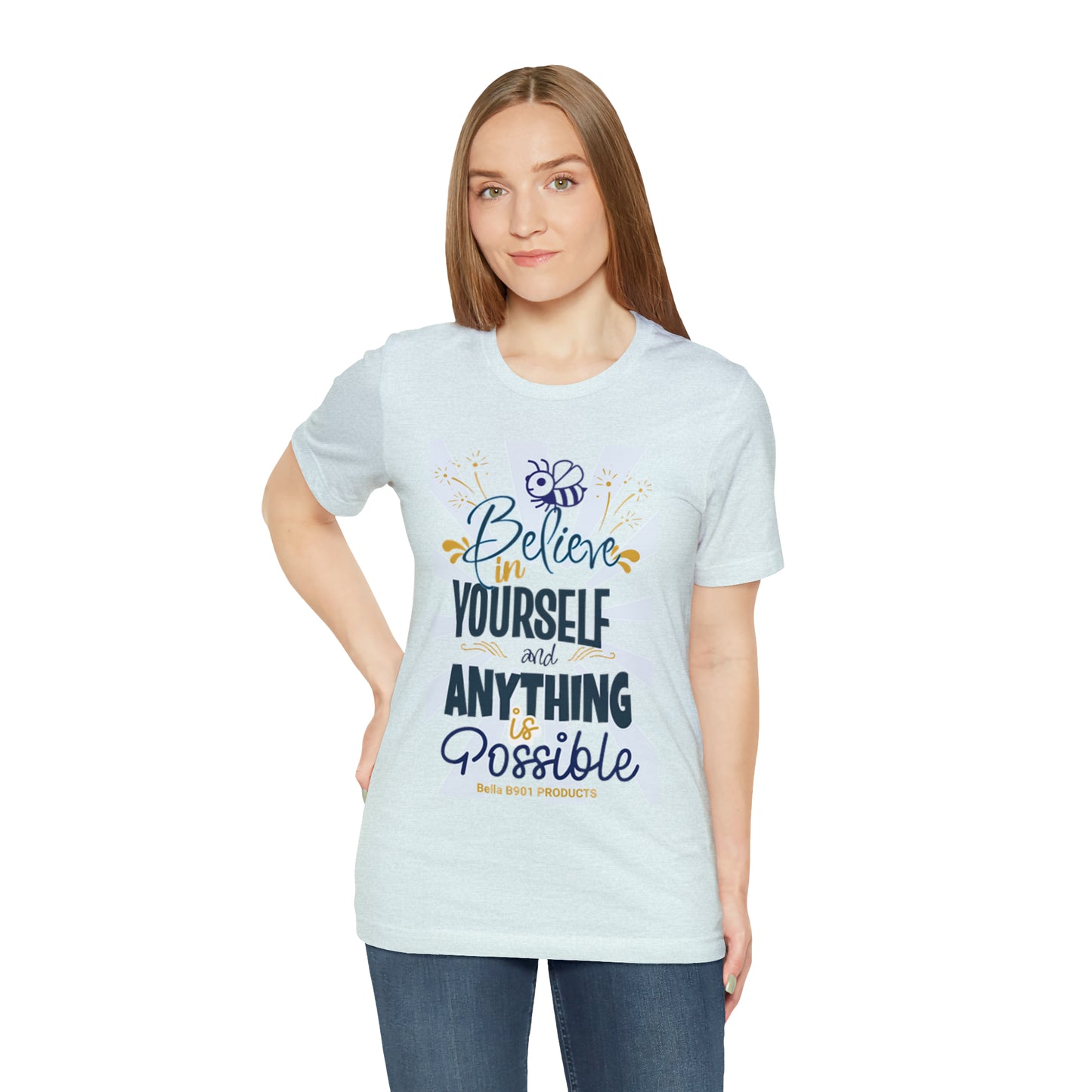 Believe In Yourself Unisex Jersey Short Sleeve Tee