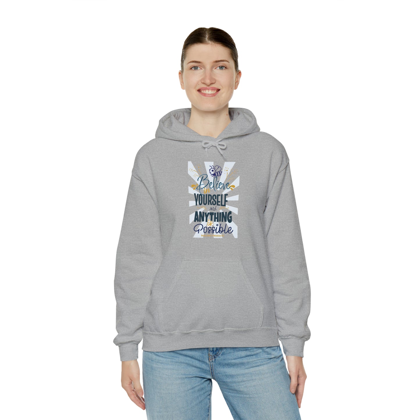 Believe In Yourself Unisex Heavy Blend™ Hooded Sweatshirt