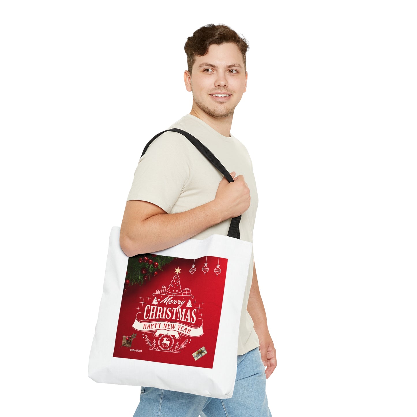 Merry Christmas Tote Bag (AOP)