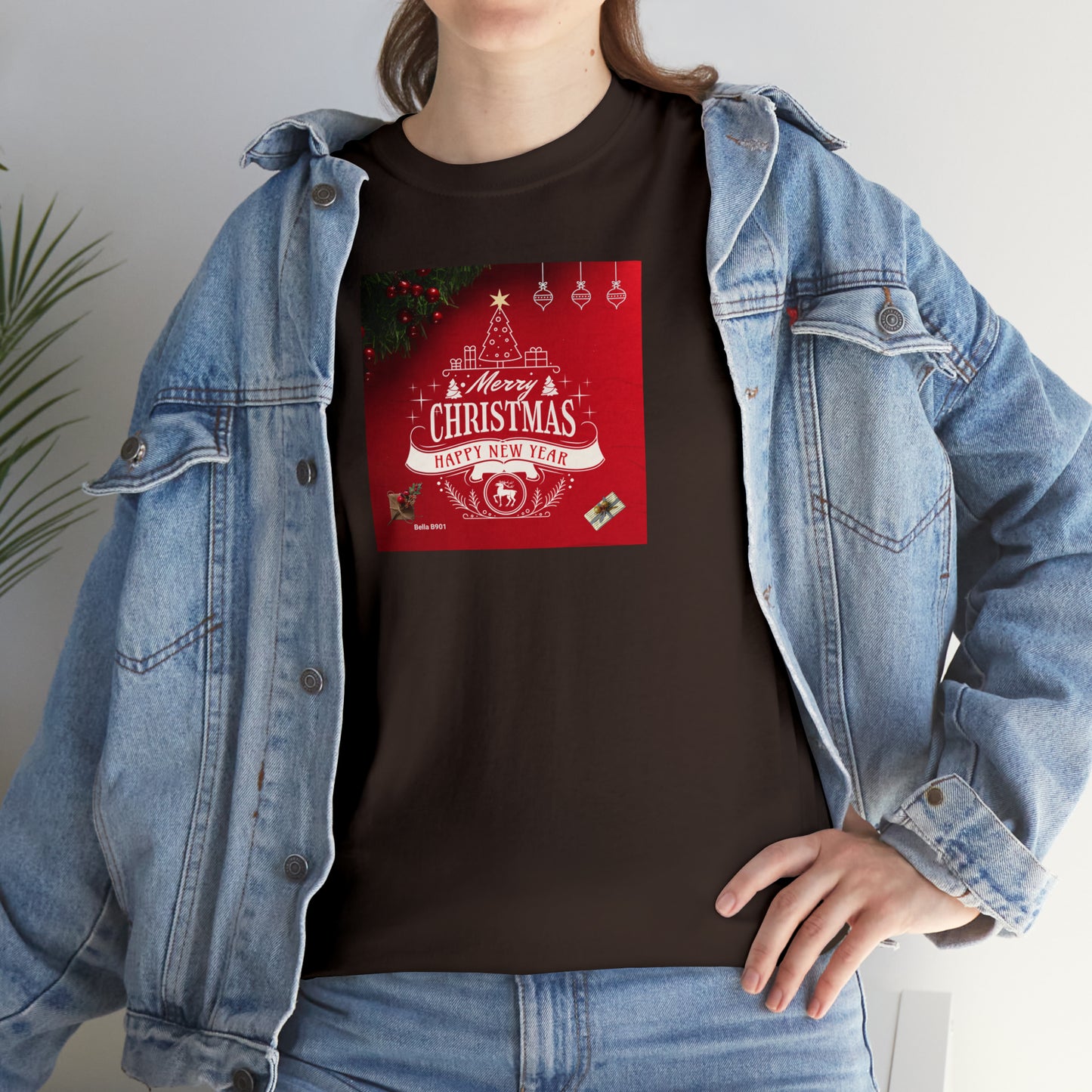 Merry Christmas Unisex Heavy Cotton Tee