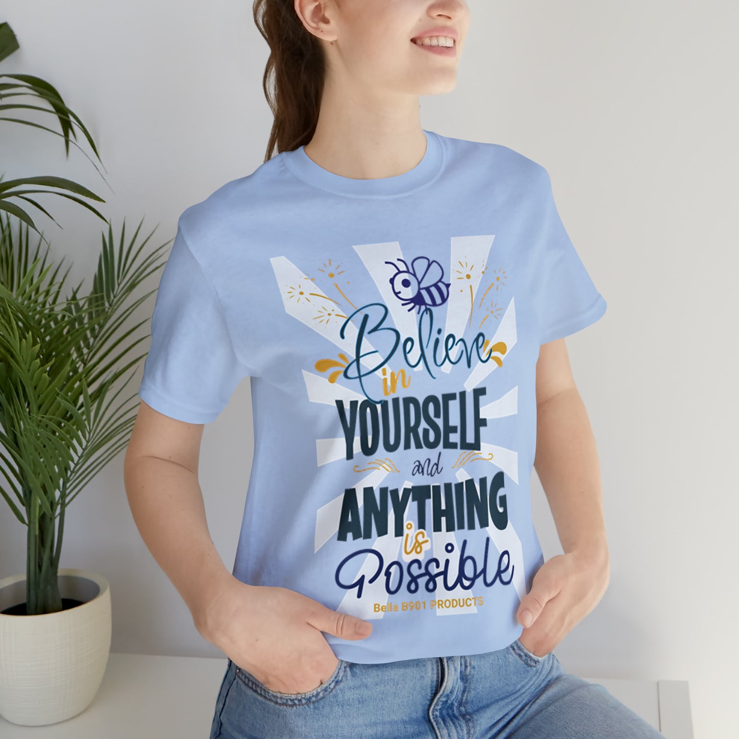 Believe In Yourself Unisex Jersey Short Sleeve Tee