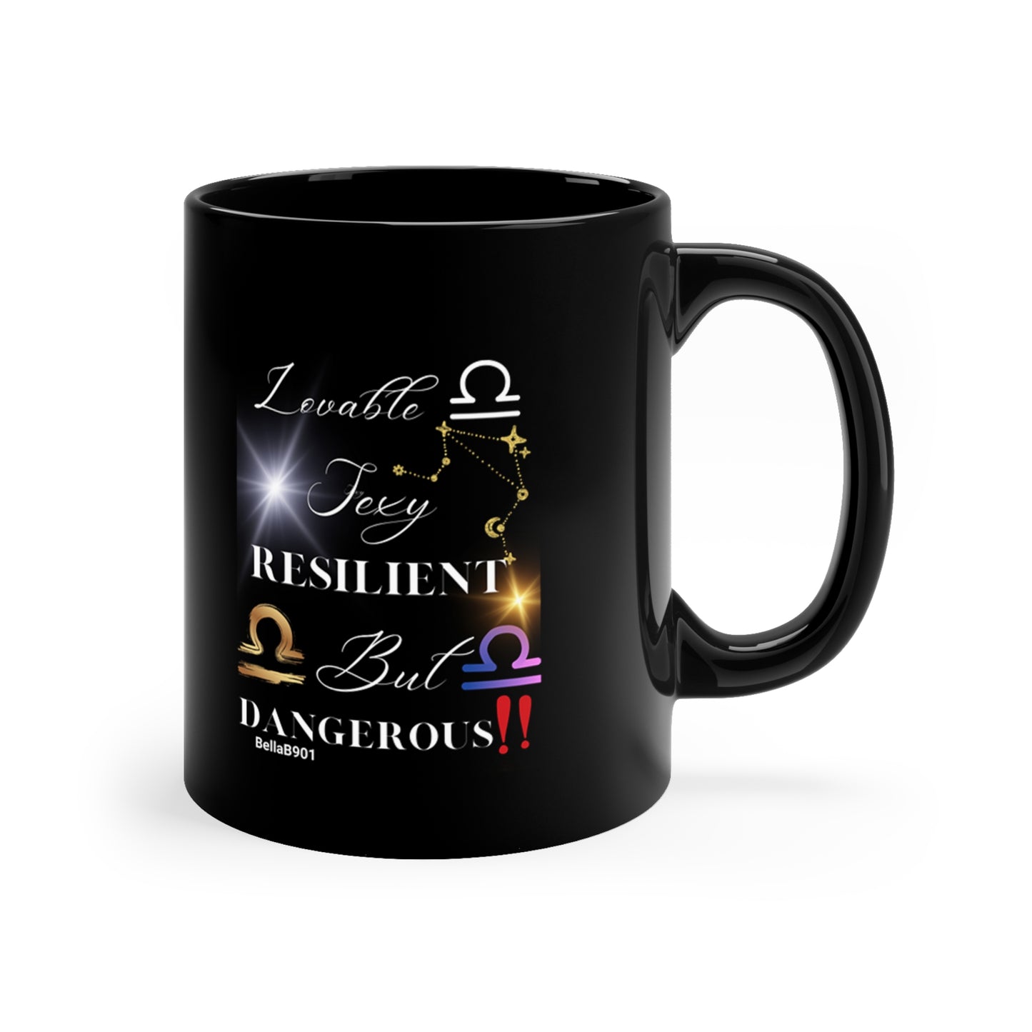 The Resilient 11oz Black Mug